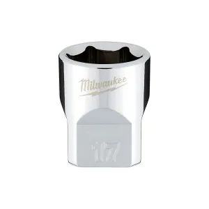 3/8 in. Drive 17mm Metric 6-Point Socket