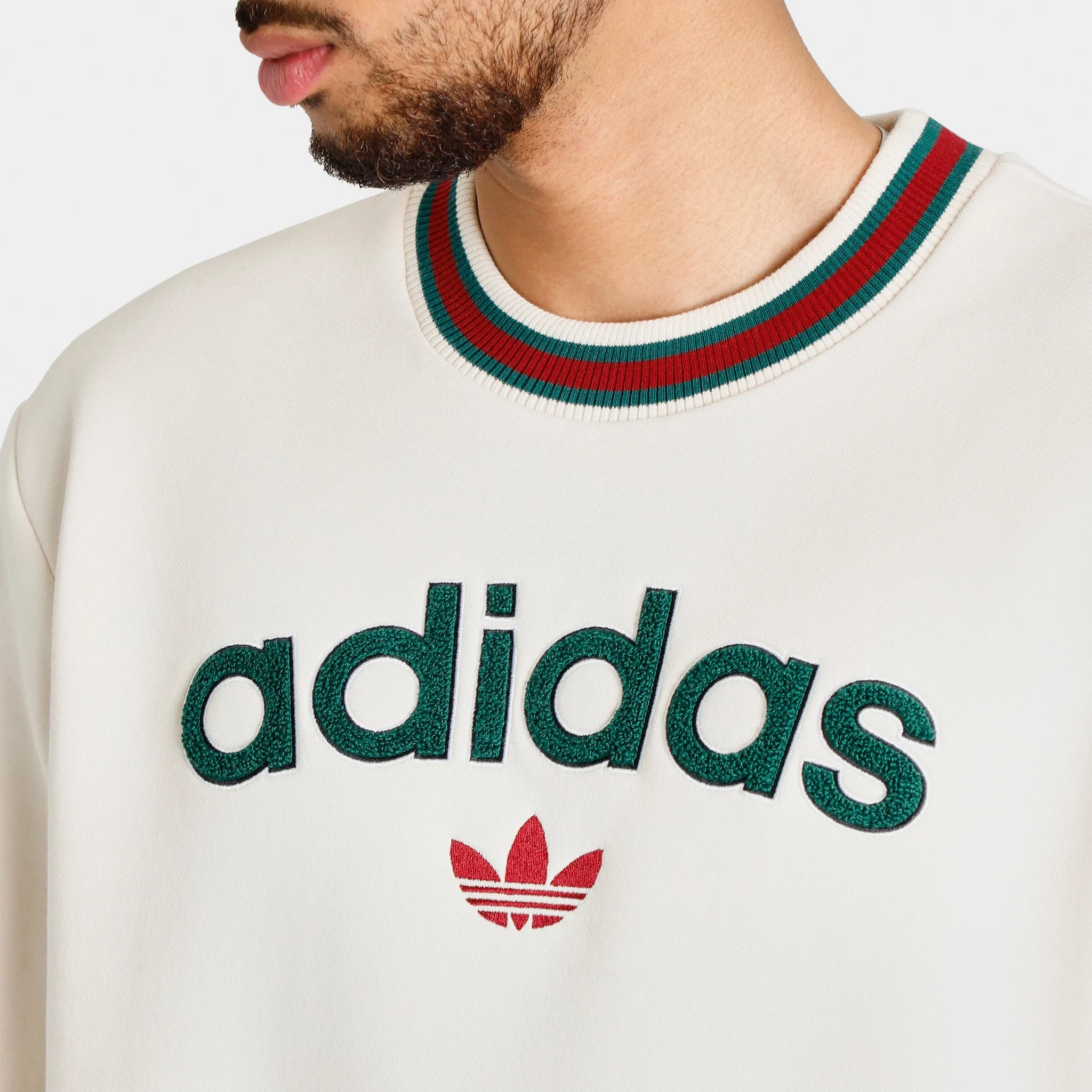 adidas Collegiate Crewneck Wonder White / Wonder White