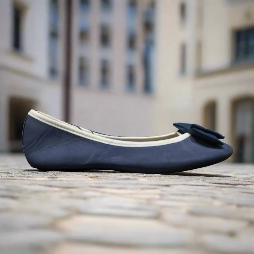 Atmosphere Navy Slippers by Isotoner Size UK 6 / EU 39 / US 8