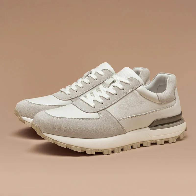 BeauToday Men's Casual Lug Sole Platform Sneakers