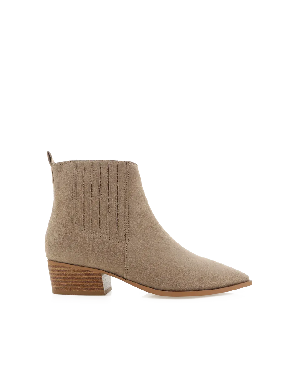 Billini Ginny Boot - Light Taupe Suede