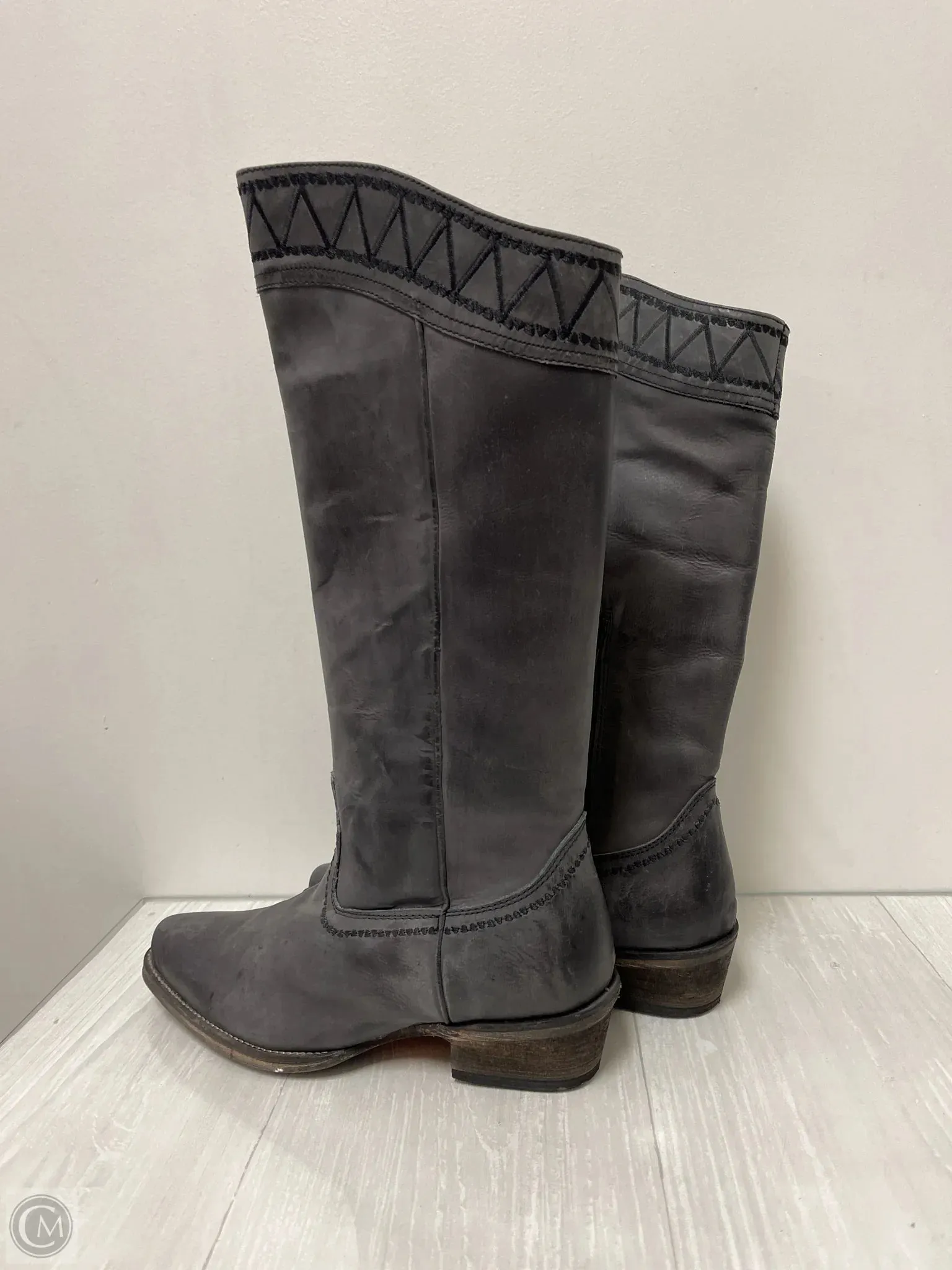 Boots Western By Roper In Grey, Size: 7.5