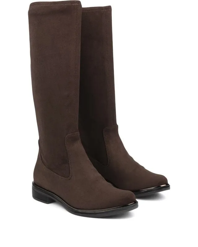 Caprice Women's Tall Stretch Boots- Brown