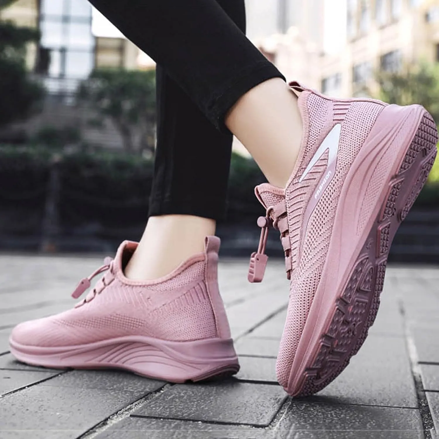 Comfort Lightweight Breathable Sneakers for Women Breathable Mesh Slip on Walking Shoes Comfort Diabetic Shoe