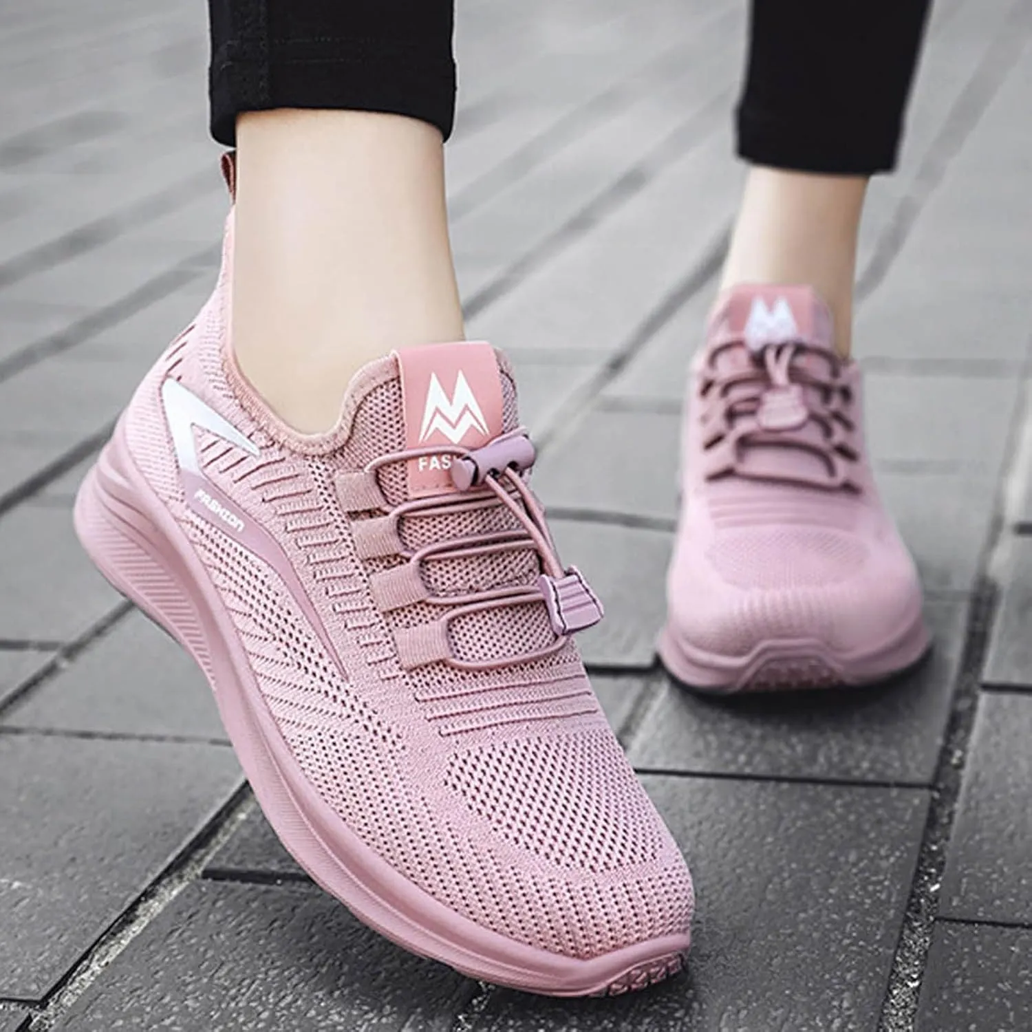Comfort Lightweight Breathable Sneakers for Women Breathable Mesh Slip on Walking Shoes Comfort Diabetic Shoe