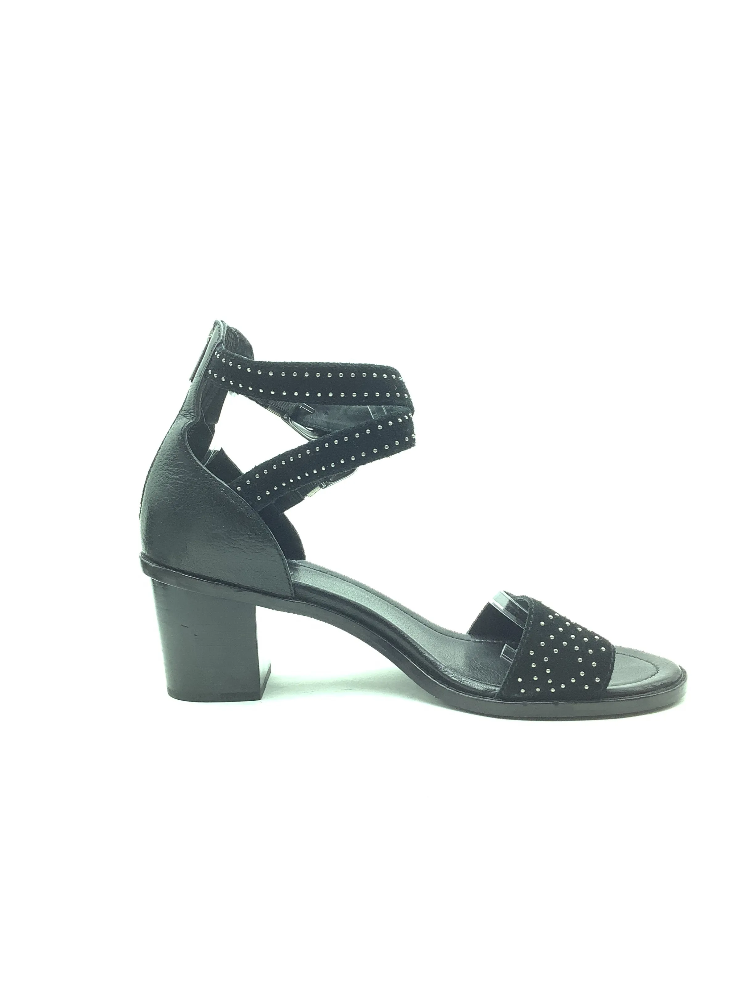 Frye Brielle Sandal Leather Black Size: 11