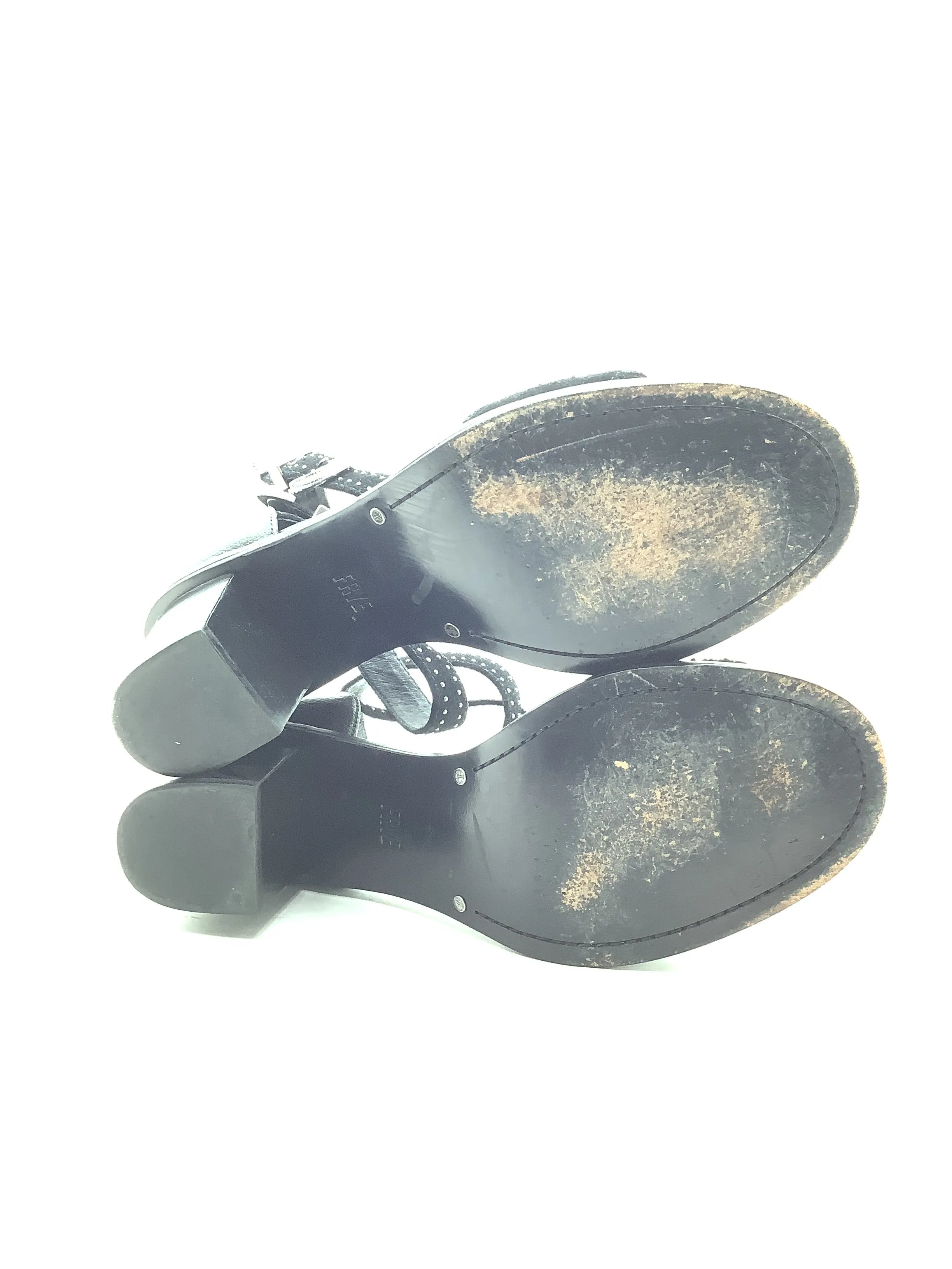 Frye Brielle Sandal Leather Black Size: 11