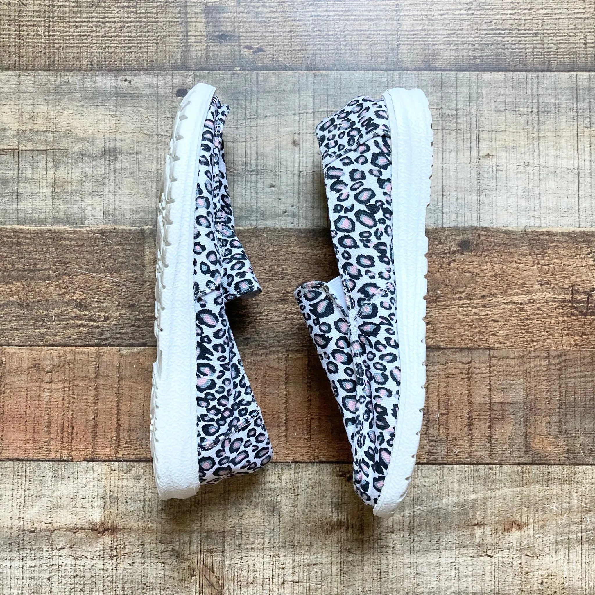 Gypsy Jazz Animal Print Slip On Sneakers- Size 8