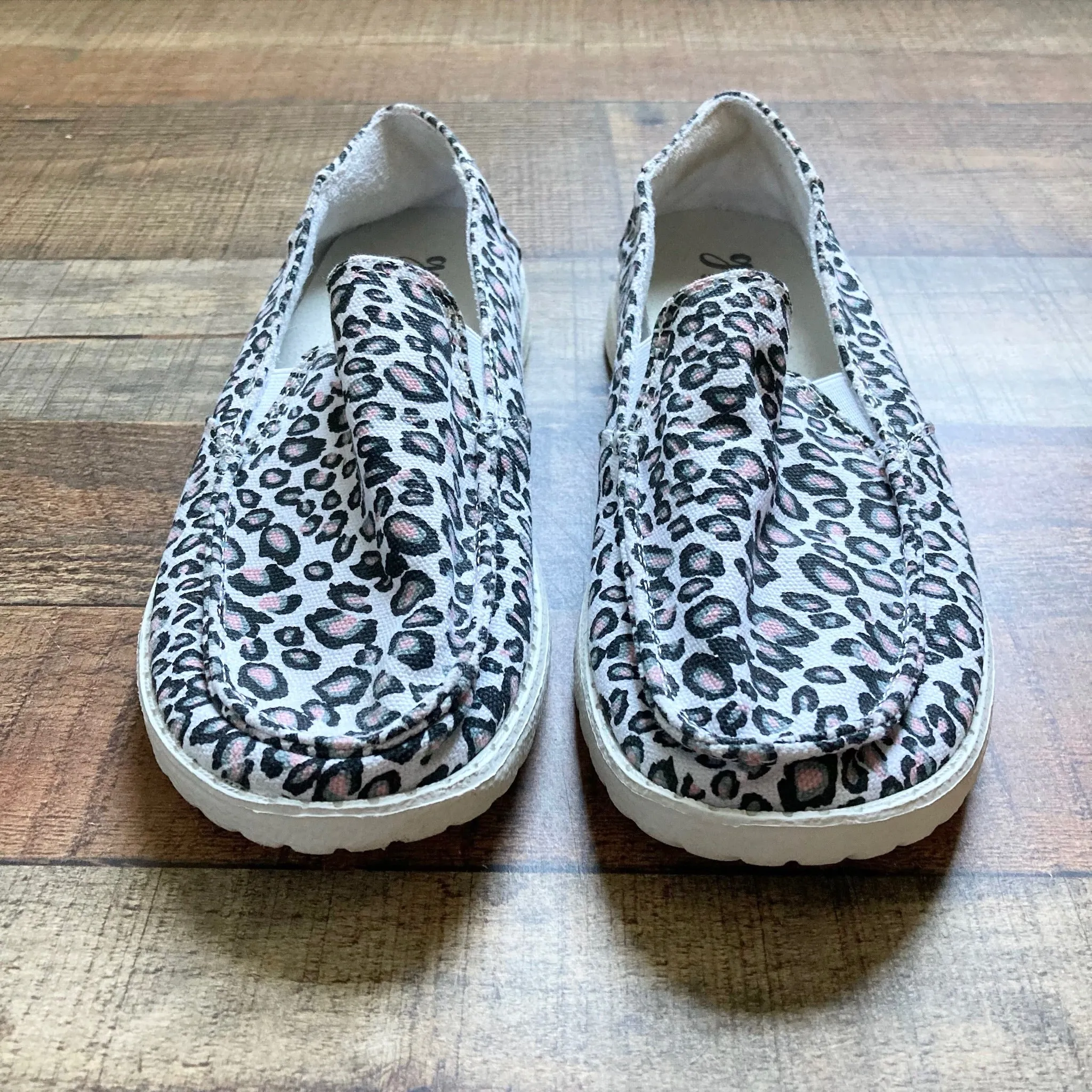 Gypsy Jazz Animal Print Slip On Sneakers- Size 8