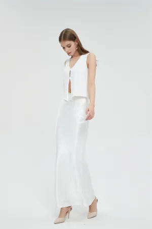 Inez Satin Maxi Skirt