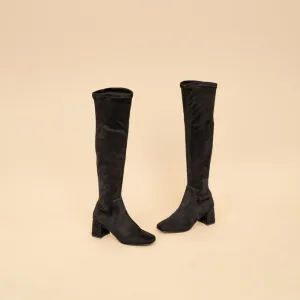 JONAK PARIS HEELED THIGH BOOTS