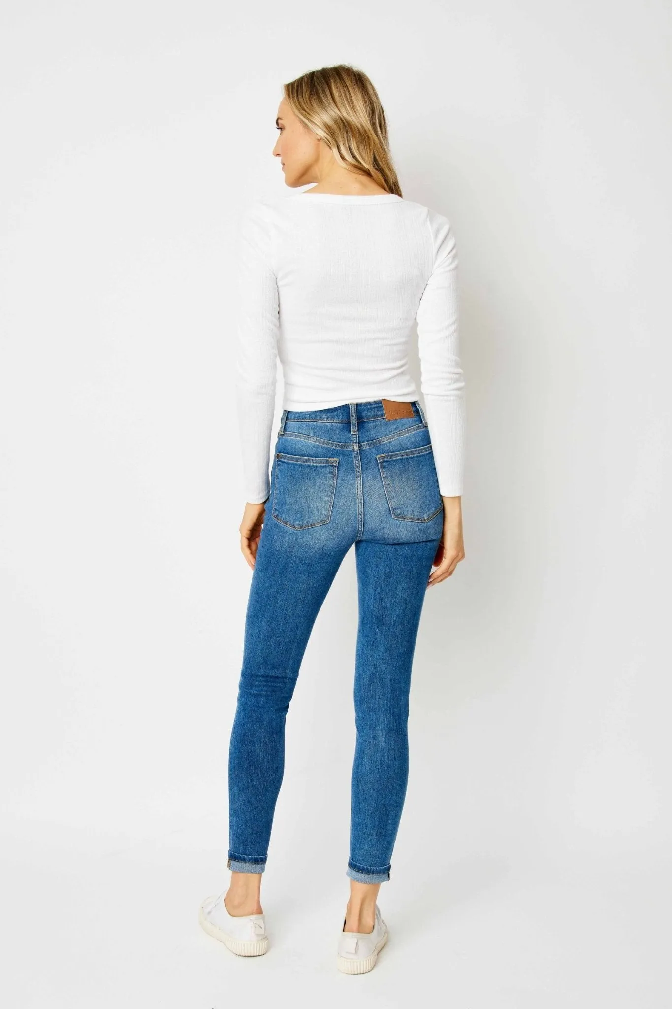 Kaylie Cuffed Skinny Jeans *FS