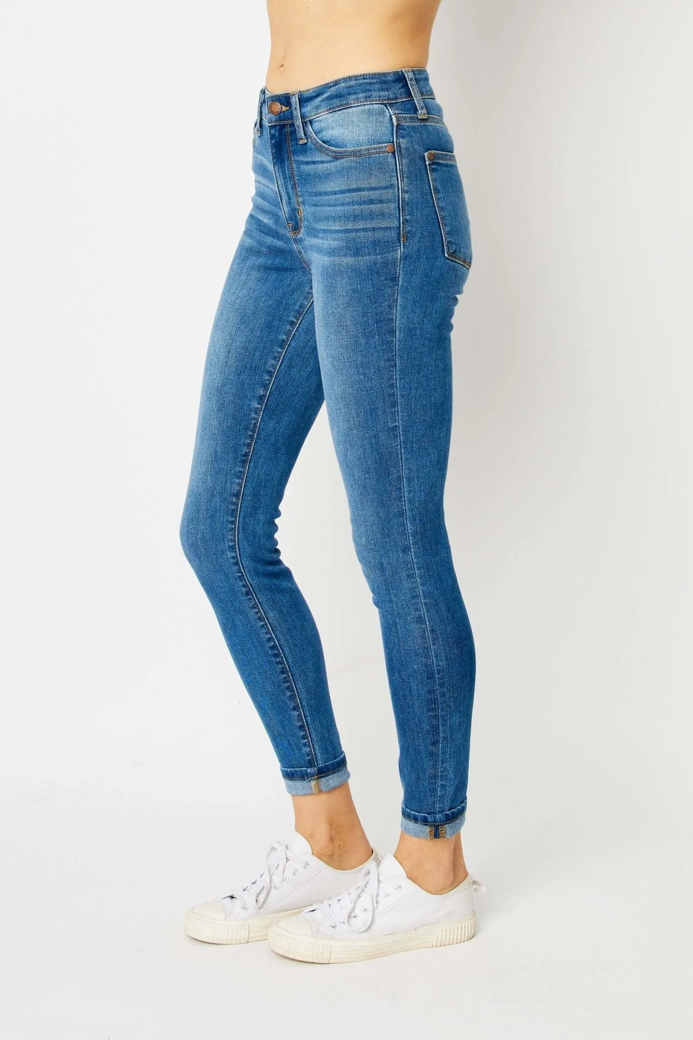 Kaylie Cuffed Skinny Jeans *FS