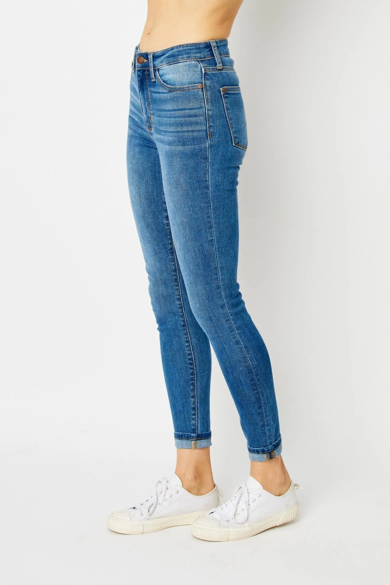 Kaylie Cuffed Skinny Jeans *FS