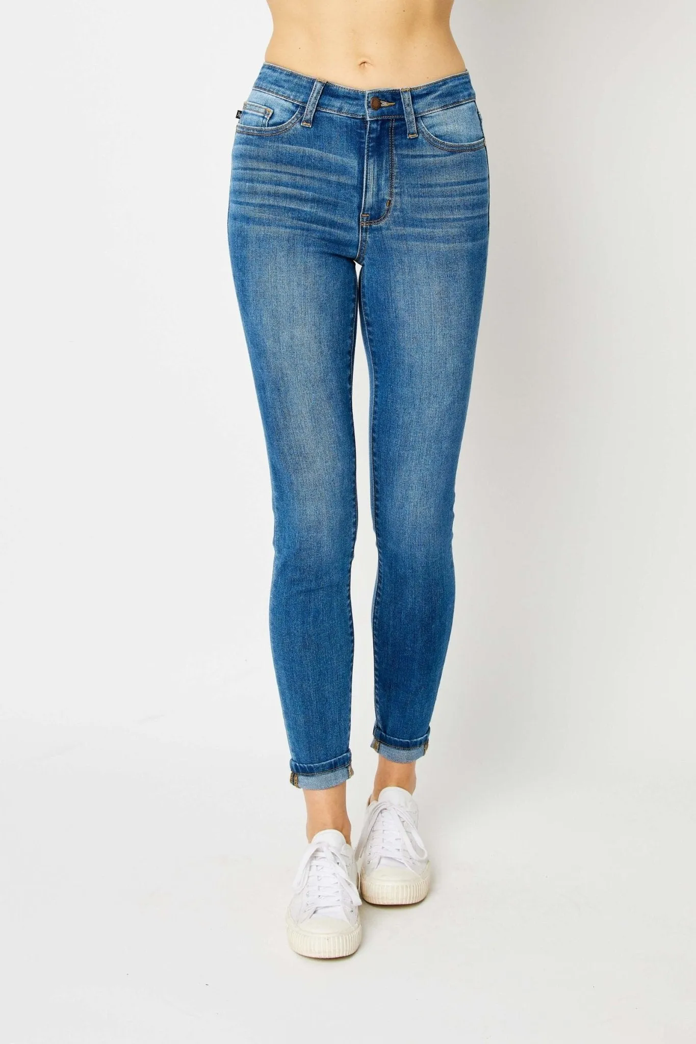 Kaylie Cuffed Skinny Jeans *FS