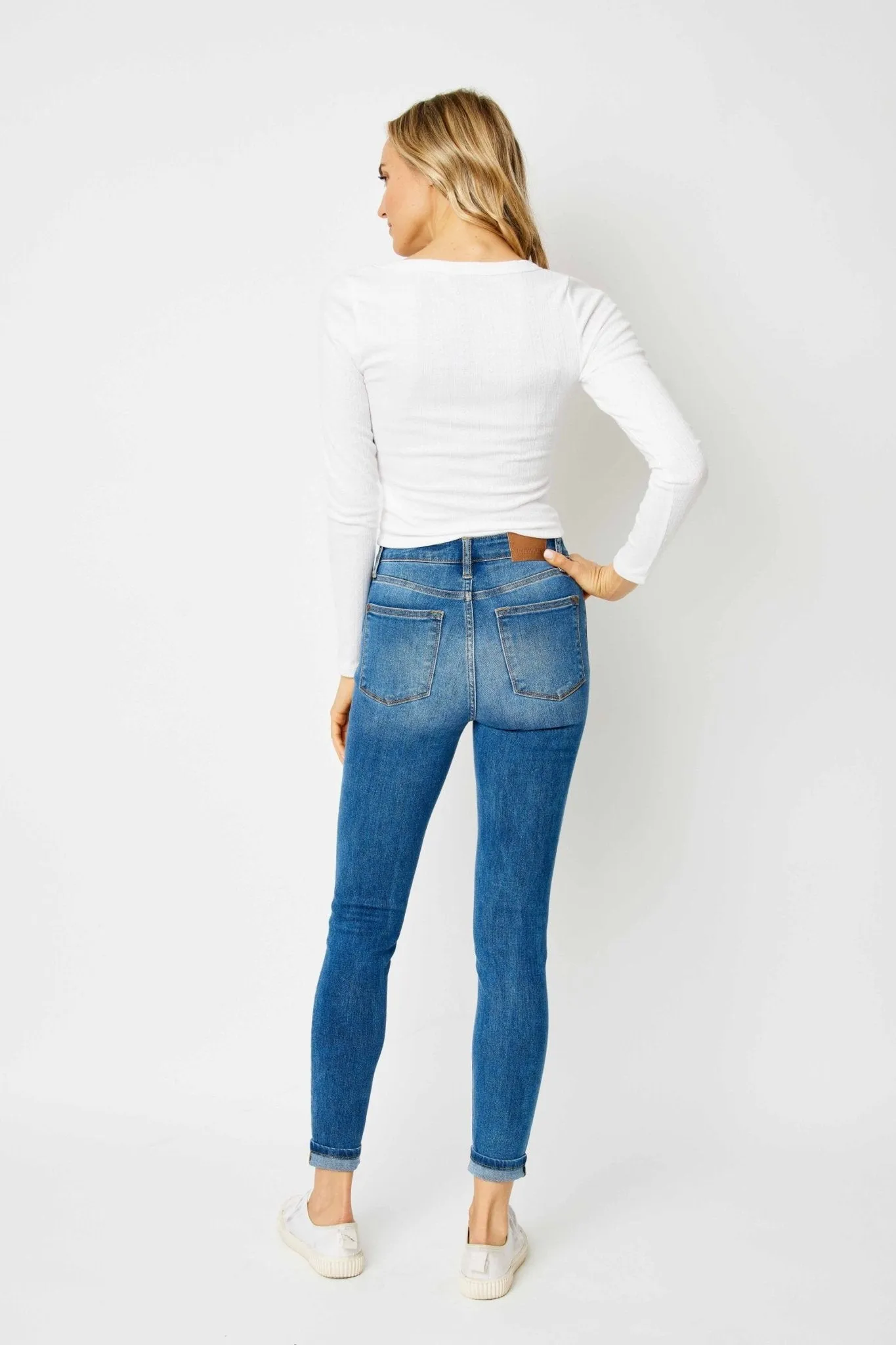 Kaylie Cuffed Skinny Jeans *FS