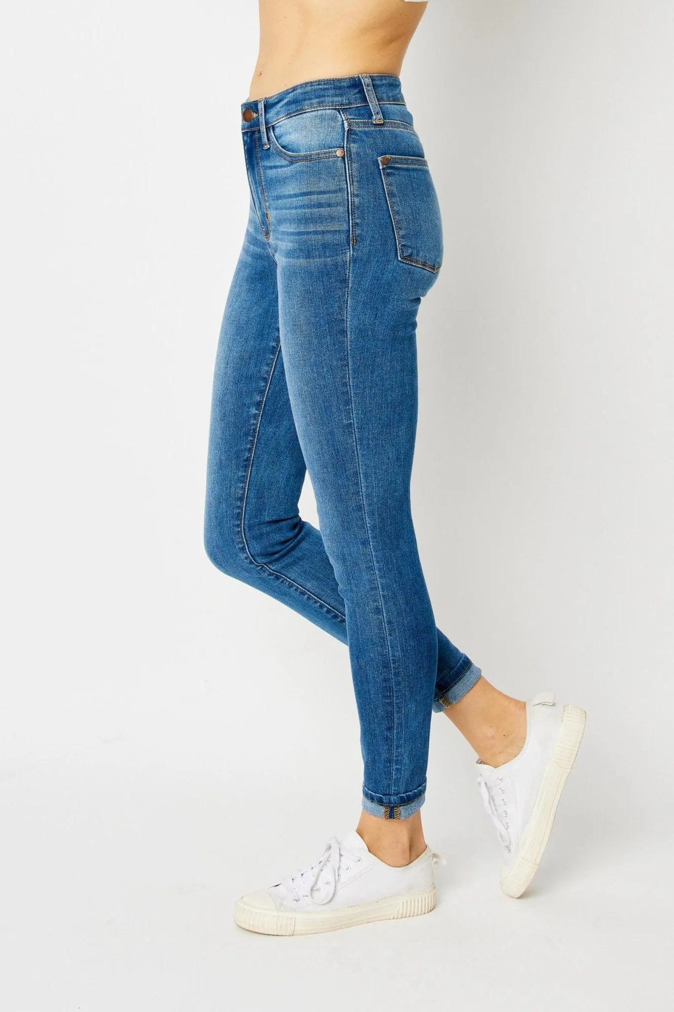 Kaylie Cuffed Skinny Jeans *FS