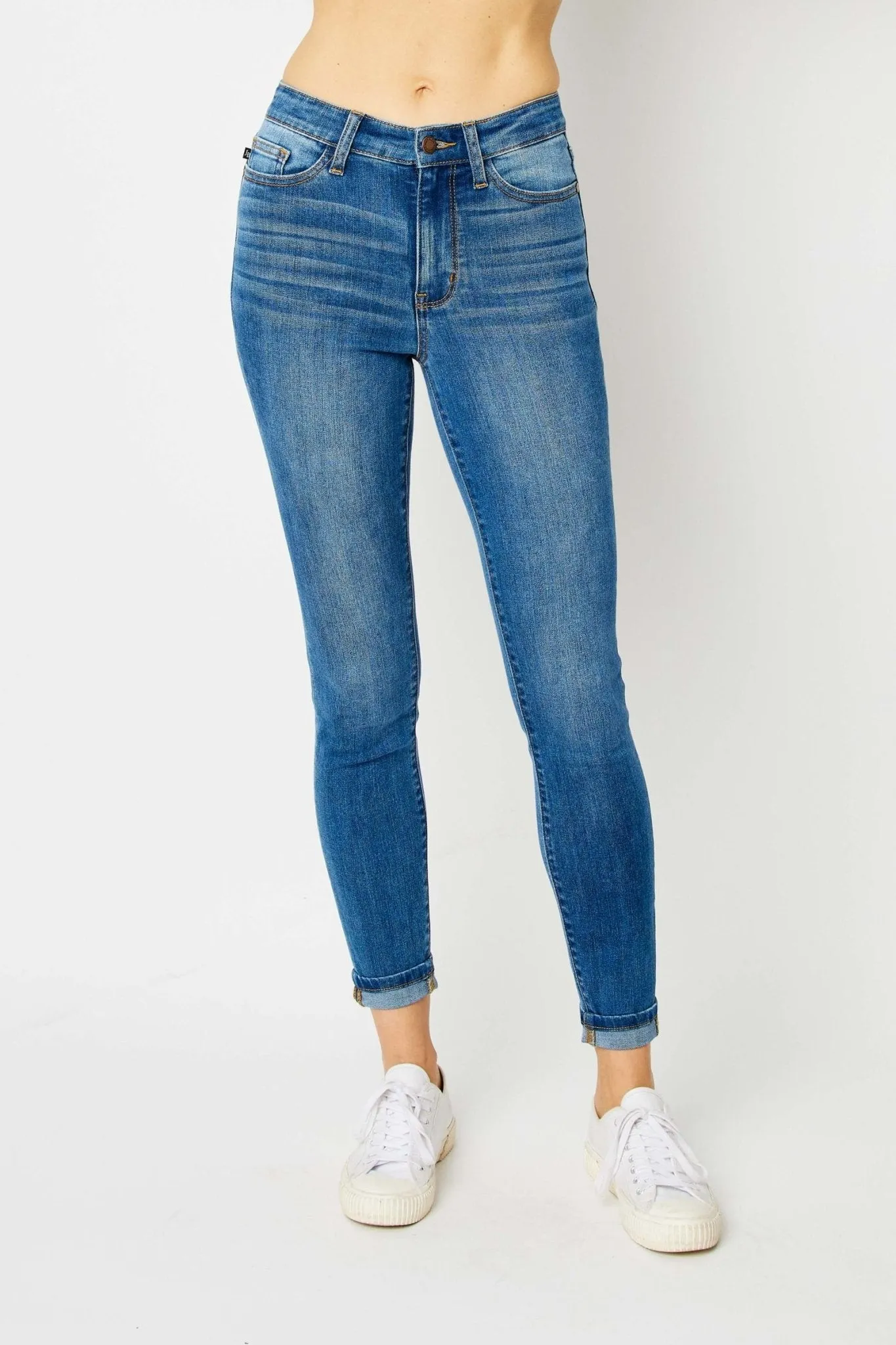 Kaylie Cuffed Skinny Jeans *FS