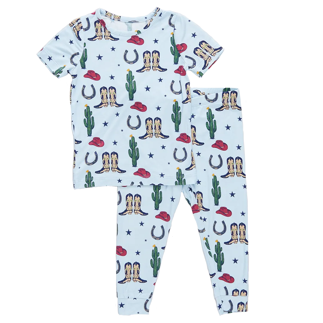 Kids Bamboo PJ Set - Tiny Rodeo