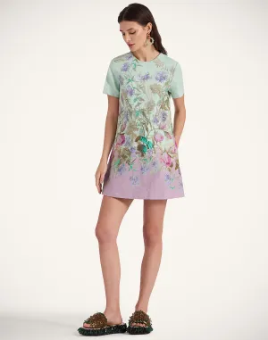 La Double J | Swing Dress in Health Placee Mint