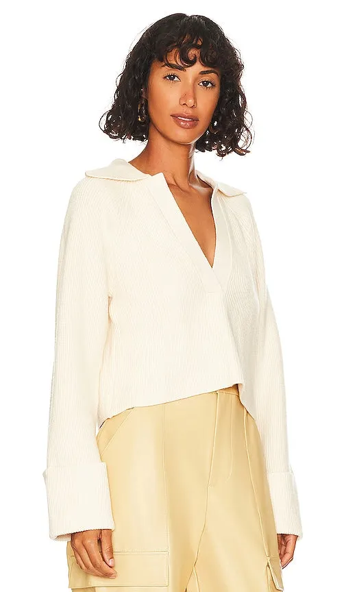L'Academie Harvey Pullover in Ivory