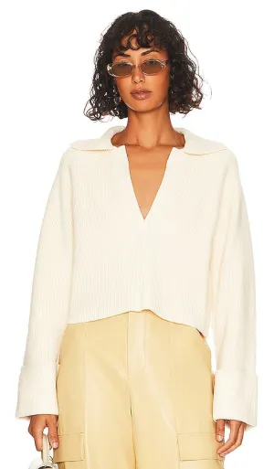 L'Academie Harvey Pullover in Ivory