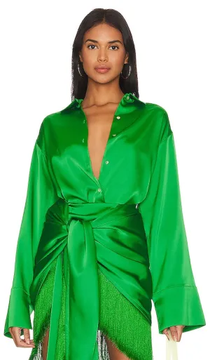 L'Academie Pixie Shirt in Green