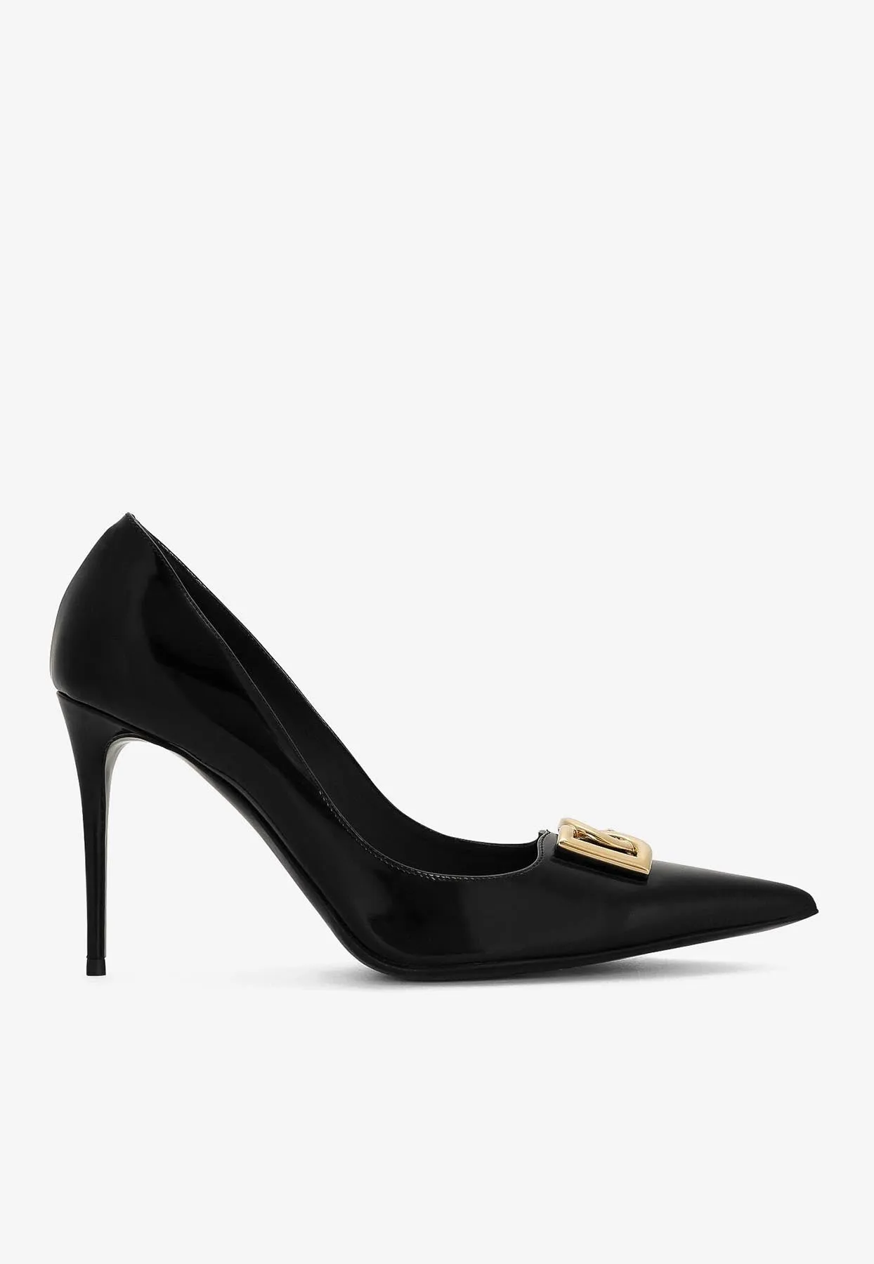 Lollo 90 Calf Leather Pointed Pumps