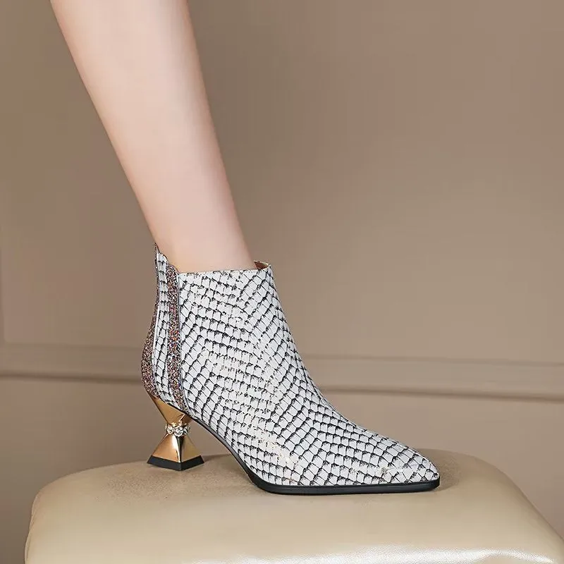 Marbelleve Chic Serpent Booties