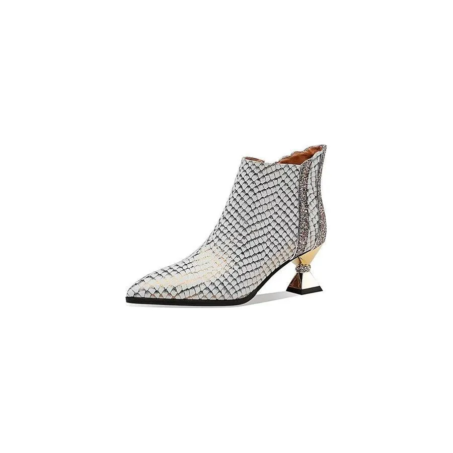 Marbelleve Chic Serpent Booties
