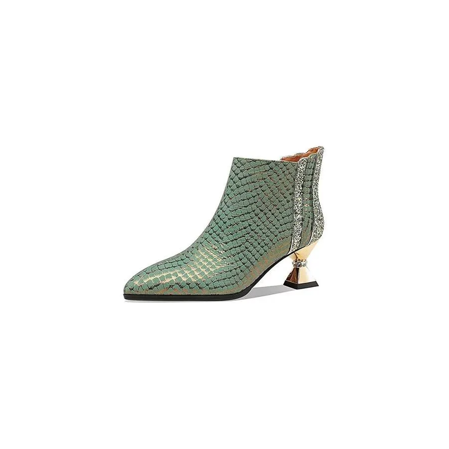 Marbelleve Chic Serpent Booties