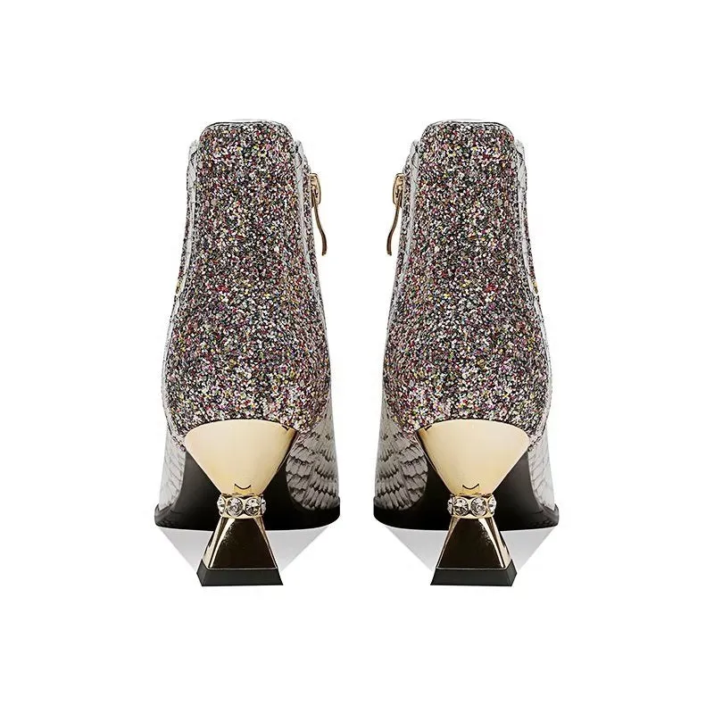 Marbelleve Chic Serpent Booties