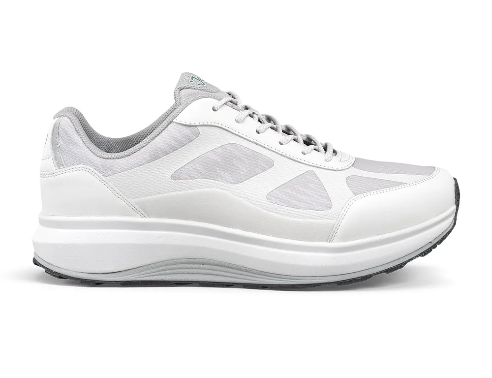 Mens Wave Wide-Fit Cancun II White Grey Trainers
