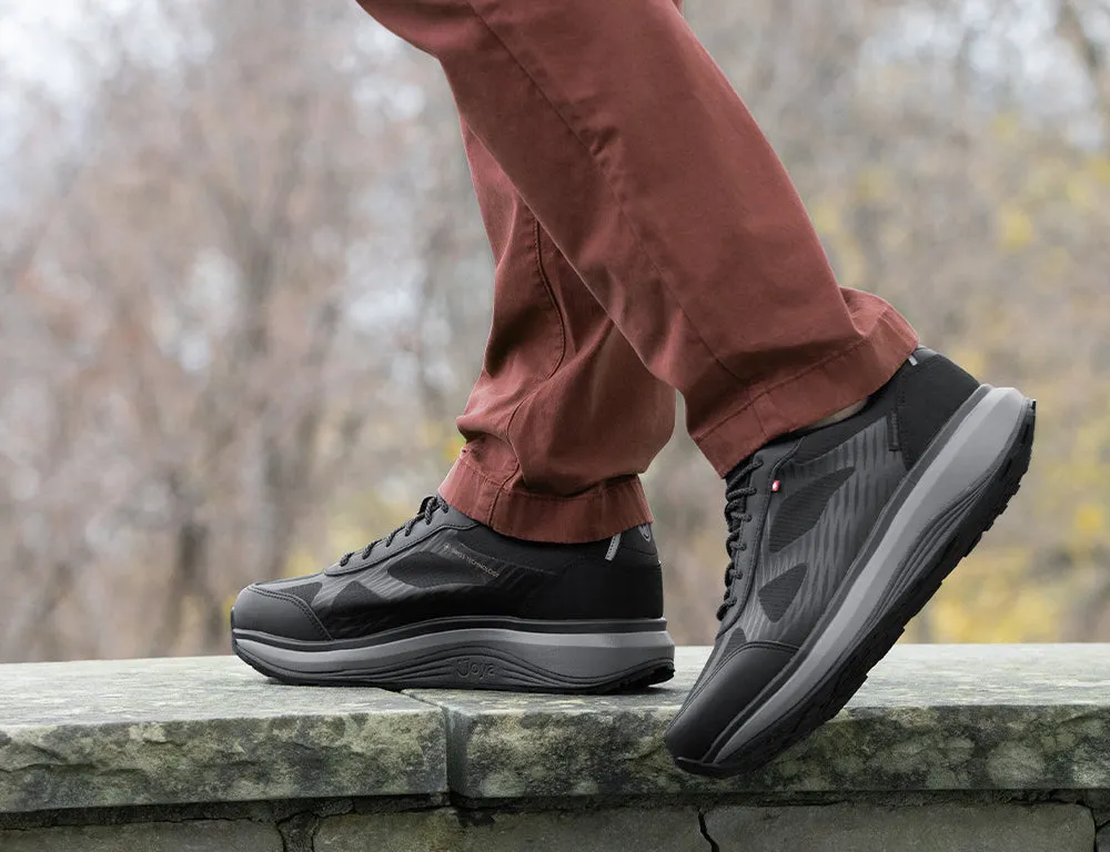 Mens Wave Wide-Fit Waterproof Cancun II Black Trainers