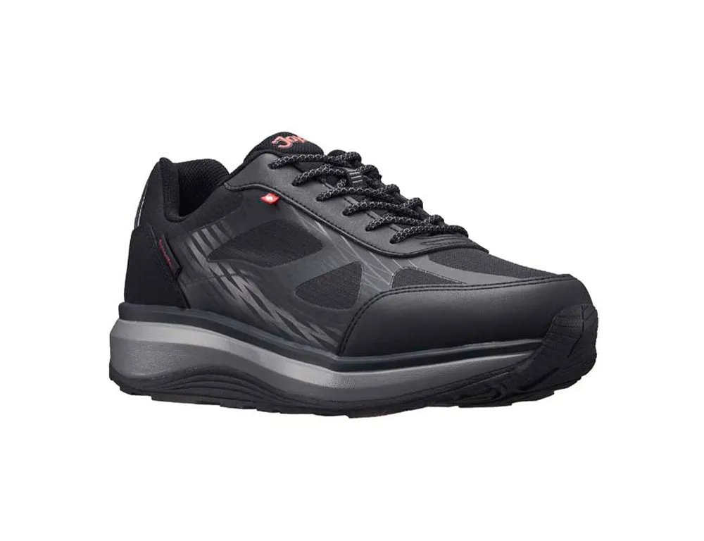Mens Wave Wide-Fit Waterproof Cancun II Black Trainers