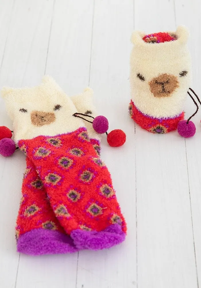 Natural Life: Llama Cozy Sock