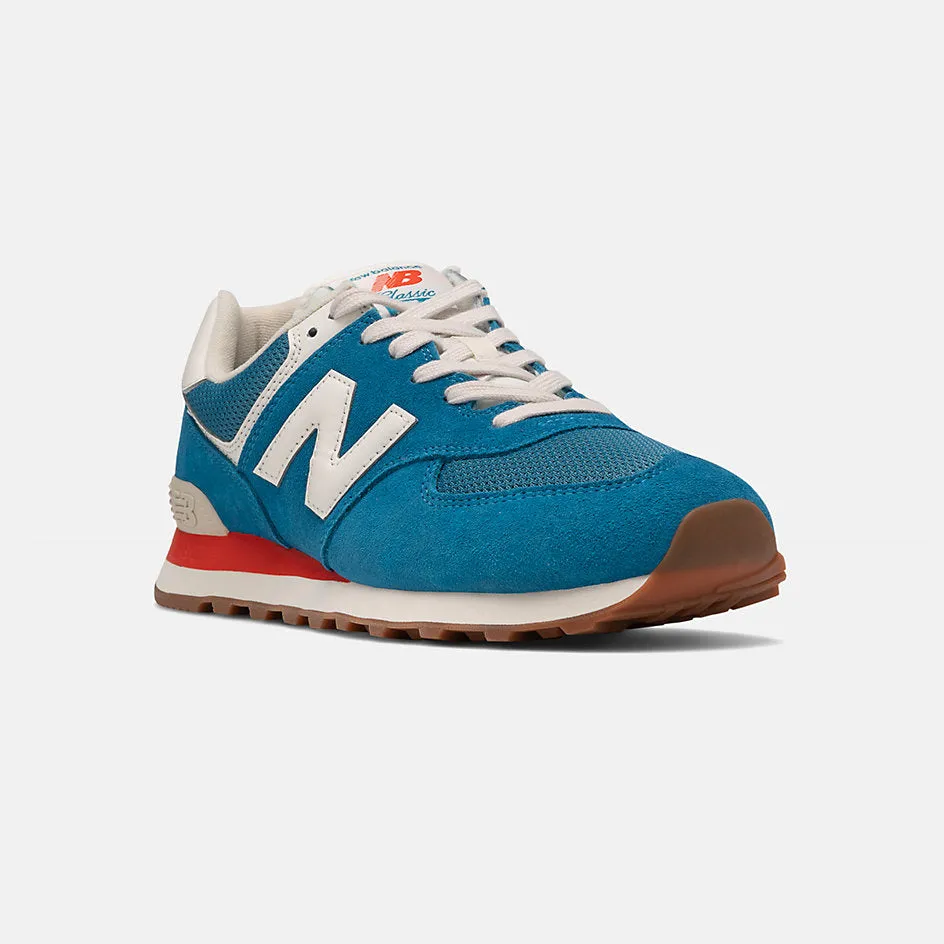 New Balance Mens 574 Fashion Trainers - Blue