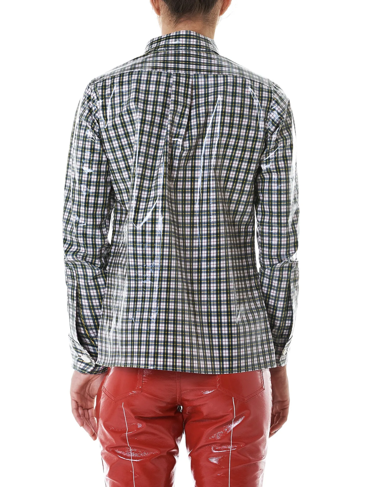 Polished Button-Down Shirt (GP17SS-SH03-WHITE-YELLOW)