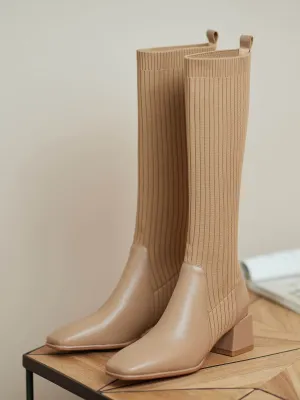Relia - Knee-high Sock Boots