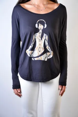 Rie   Ryn Python Girl Long Sleeve Pullover