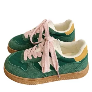 Saturday School Sneakers in Green