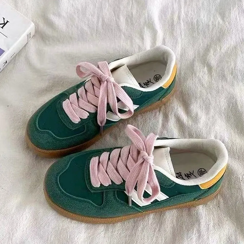 Saturday School Sneakers in Green