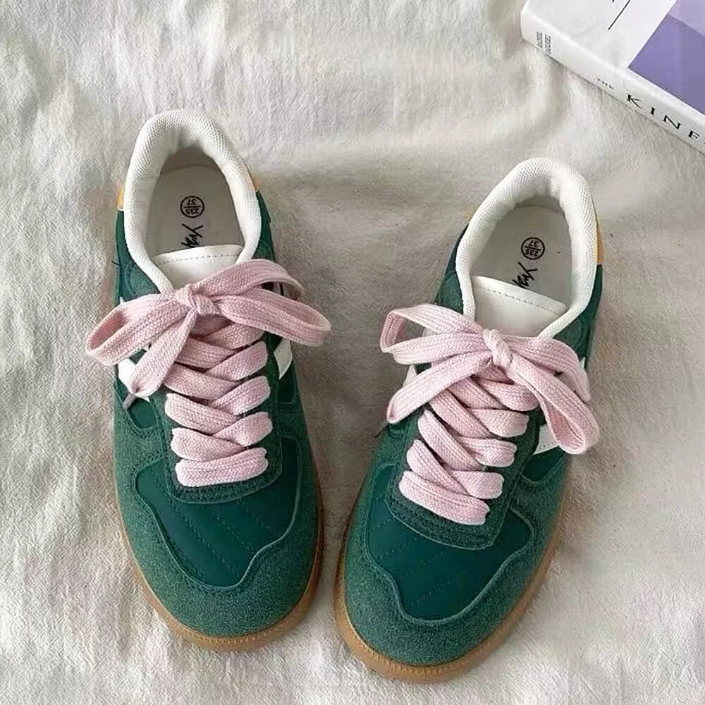 Saturday School Sneakers in Green