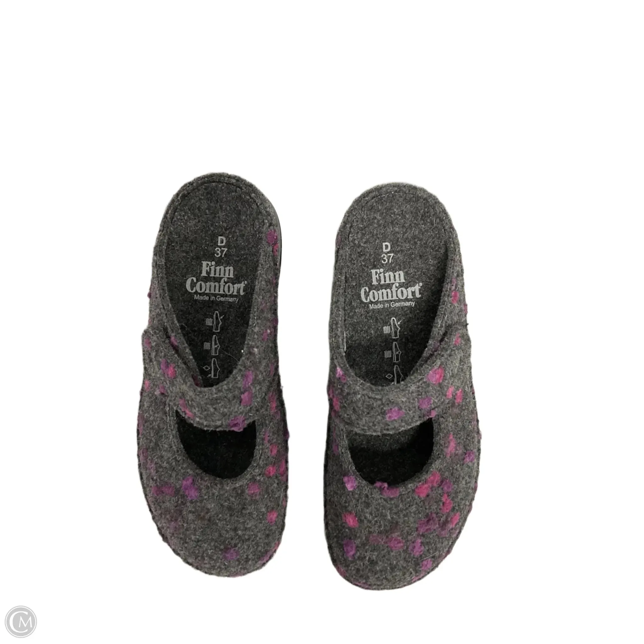 Shoes Flats By Finn Comfort In Grey & Purple, Size: 6.5