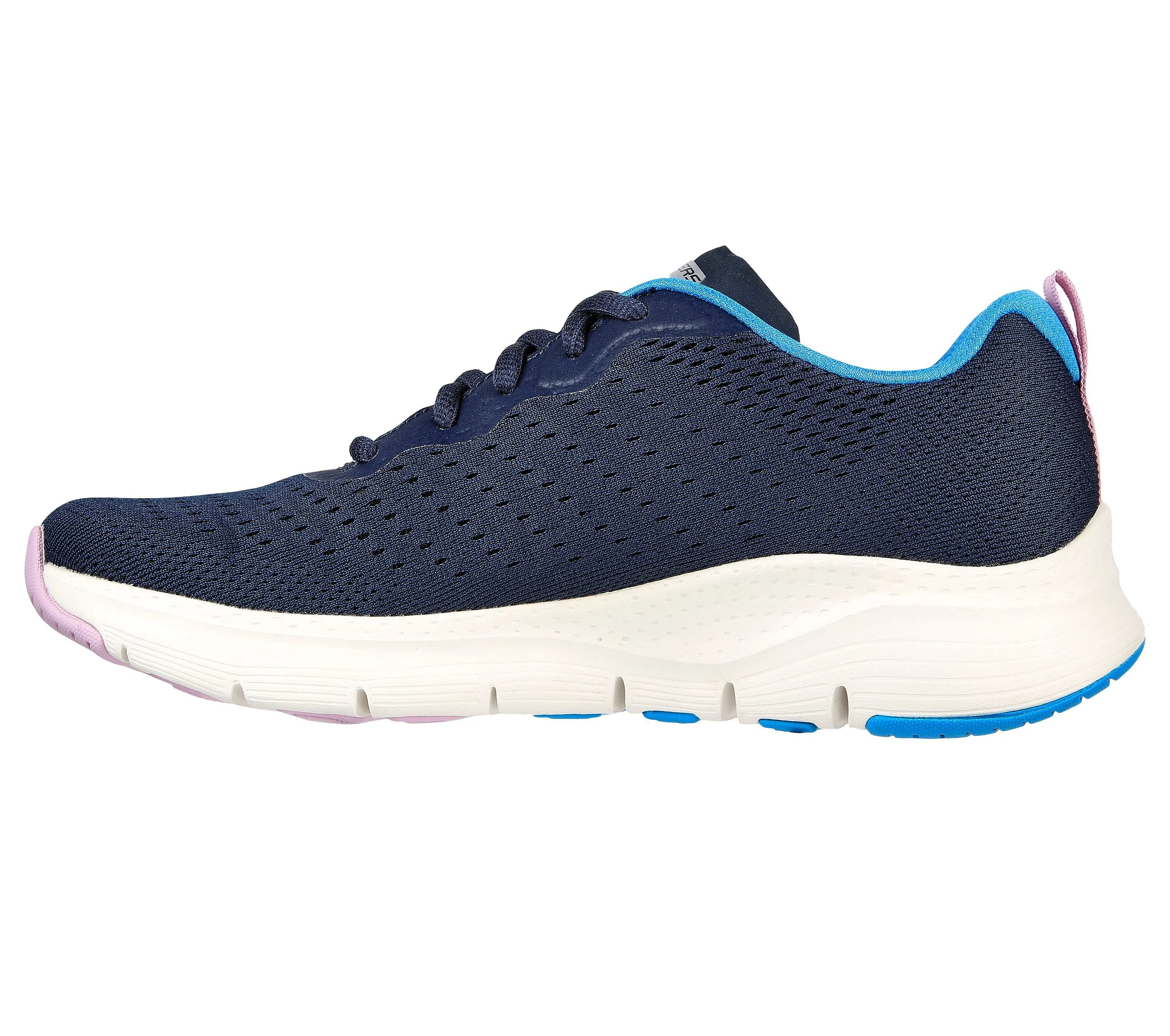 Skechers 149722/NVMT Navy Womens Arch Fit Casual Comfort Lace Up Shoes