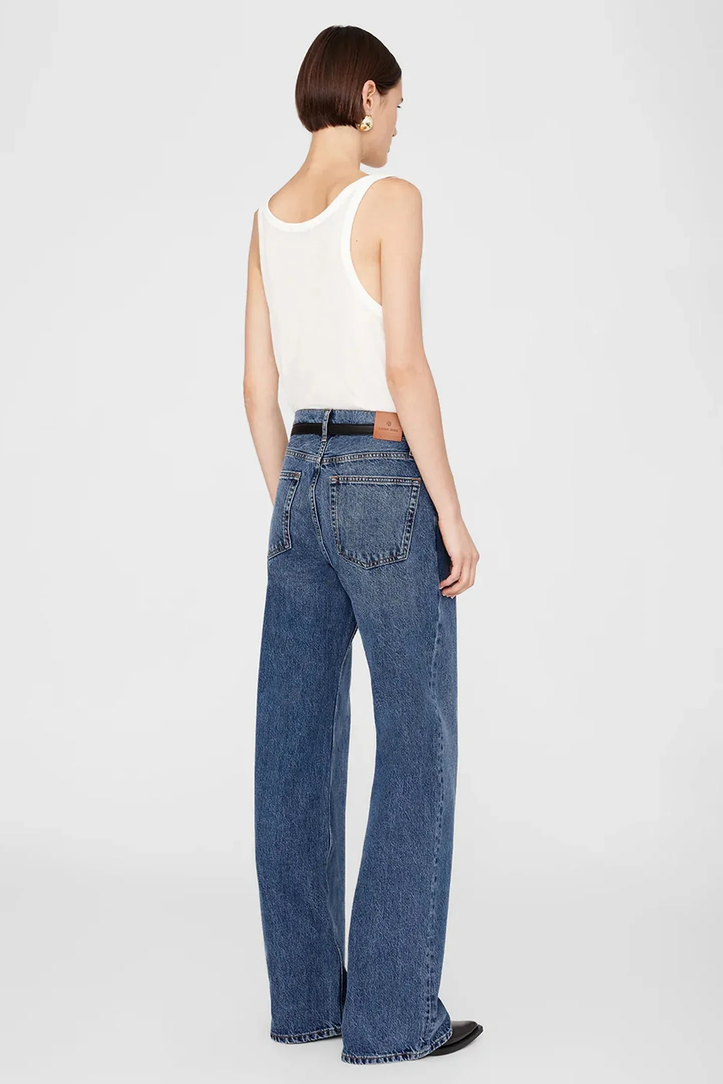 The Hugh Jean in Dark Indigo