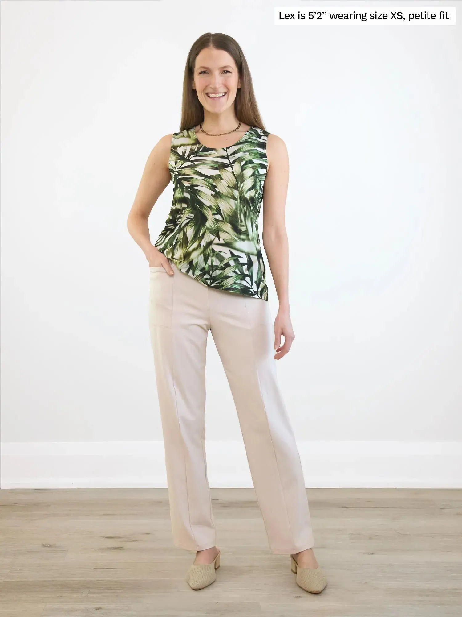 Tibby high waisted straight leg pant