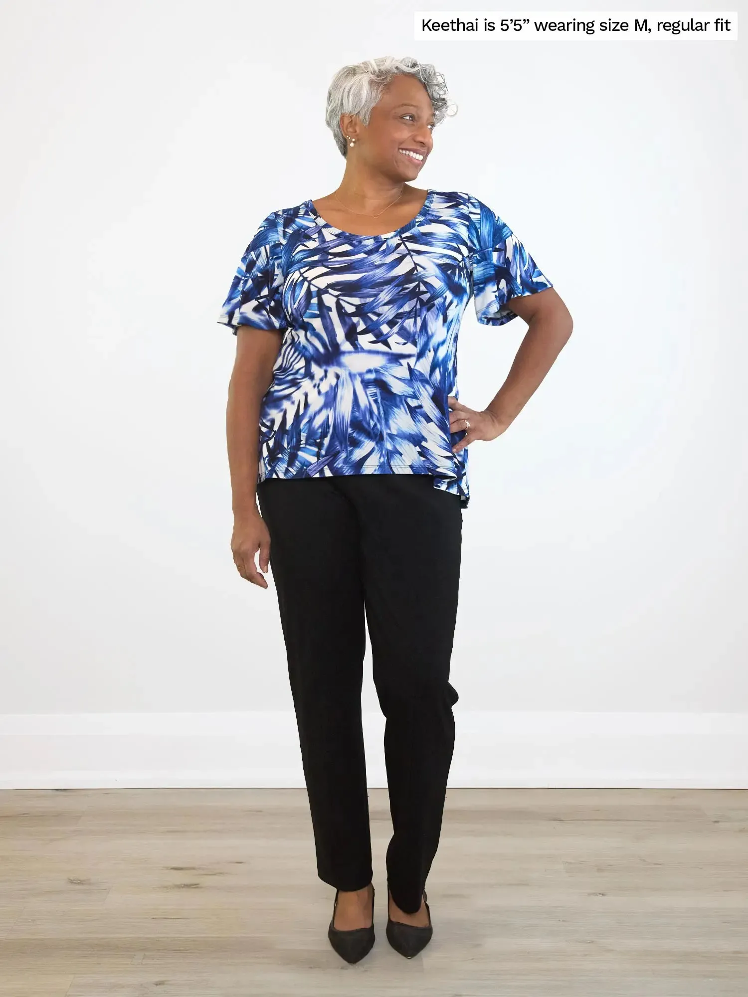 Tibby high waisted straight leg pant
