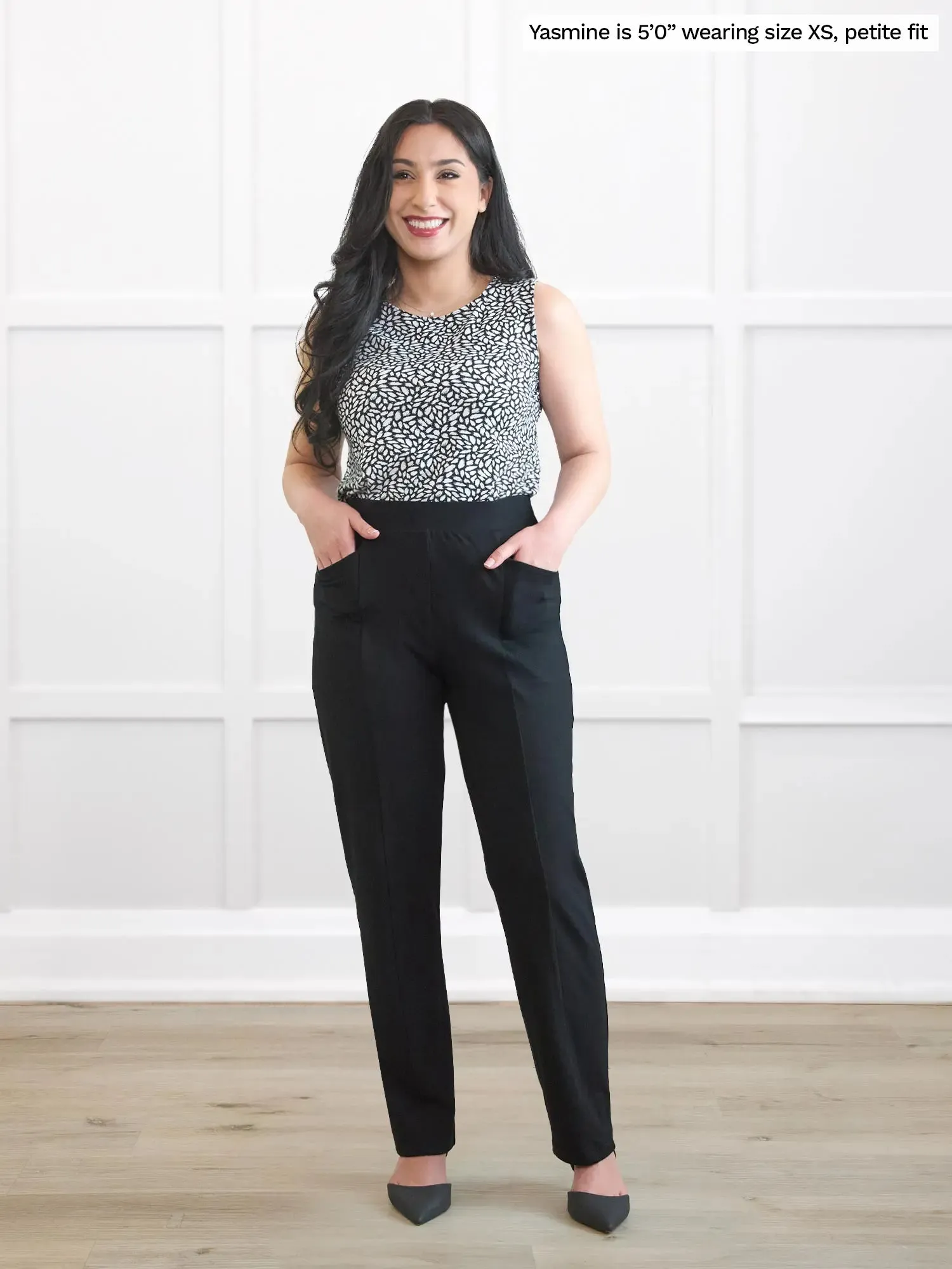 Tibby high waisted straight leg pant