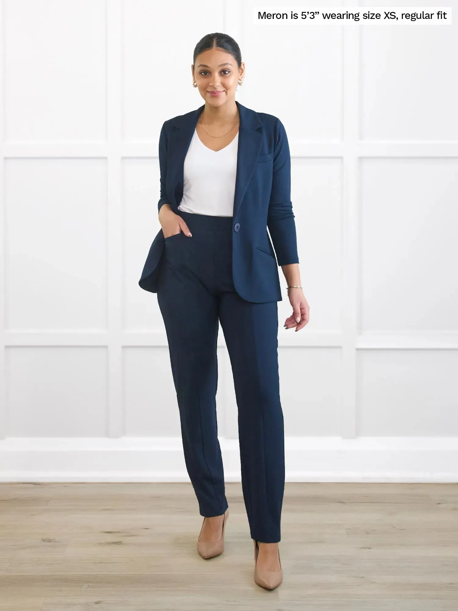 Tibby high waisted straight leg pant